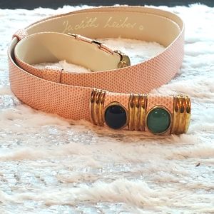 Judith Leiber soft pink cent